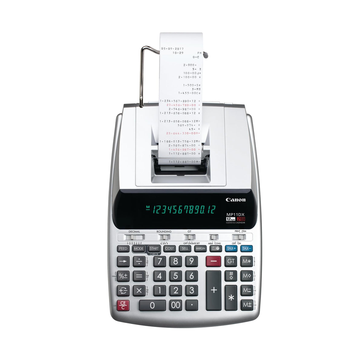 Calculadora de Impresión Canon Plata 12 Dígitos Escritorio