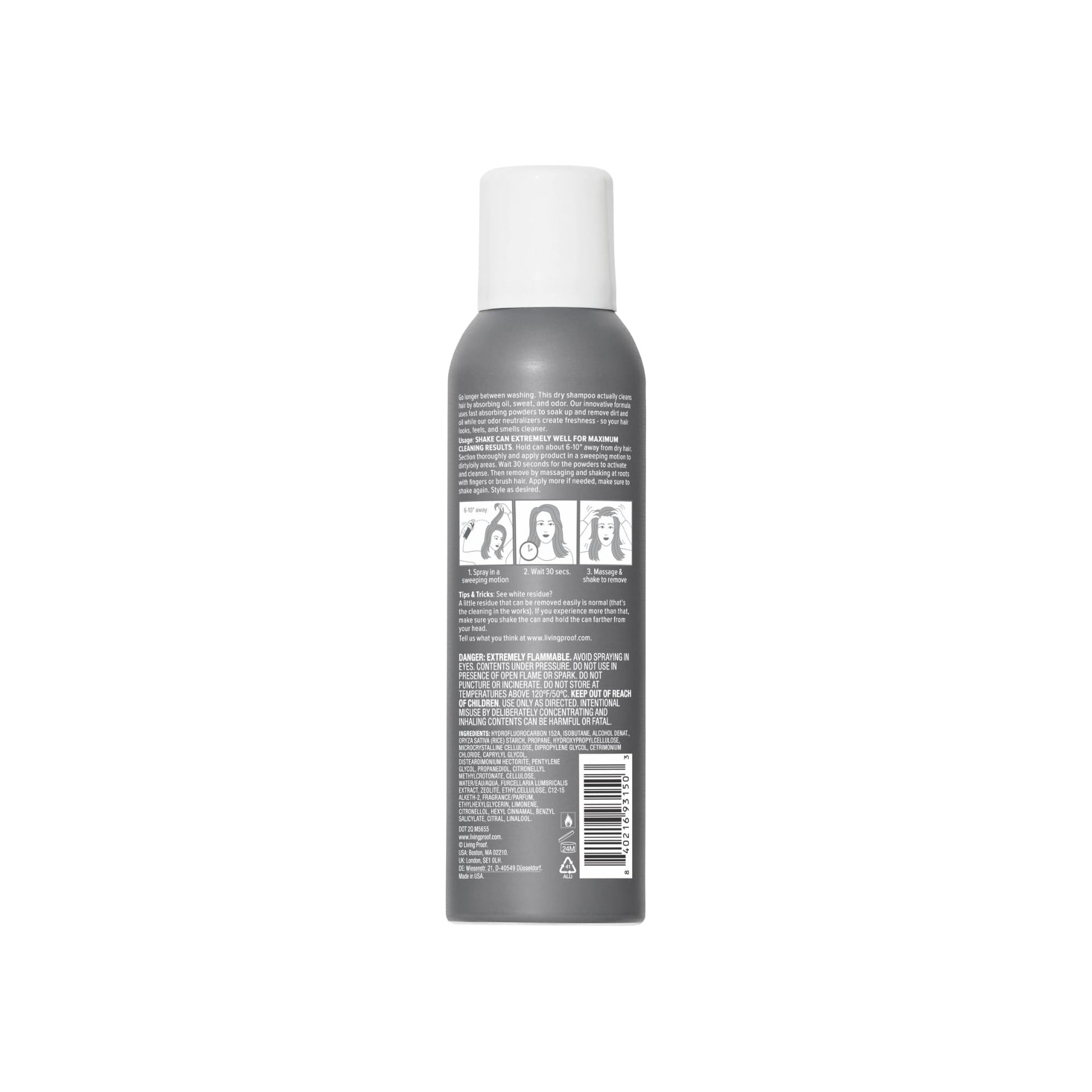 Living Proof Perfect Hair Day (PhD) Dry Shampoo for Unisex Dry Shampoo 4 oz