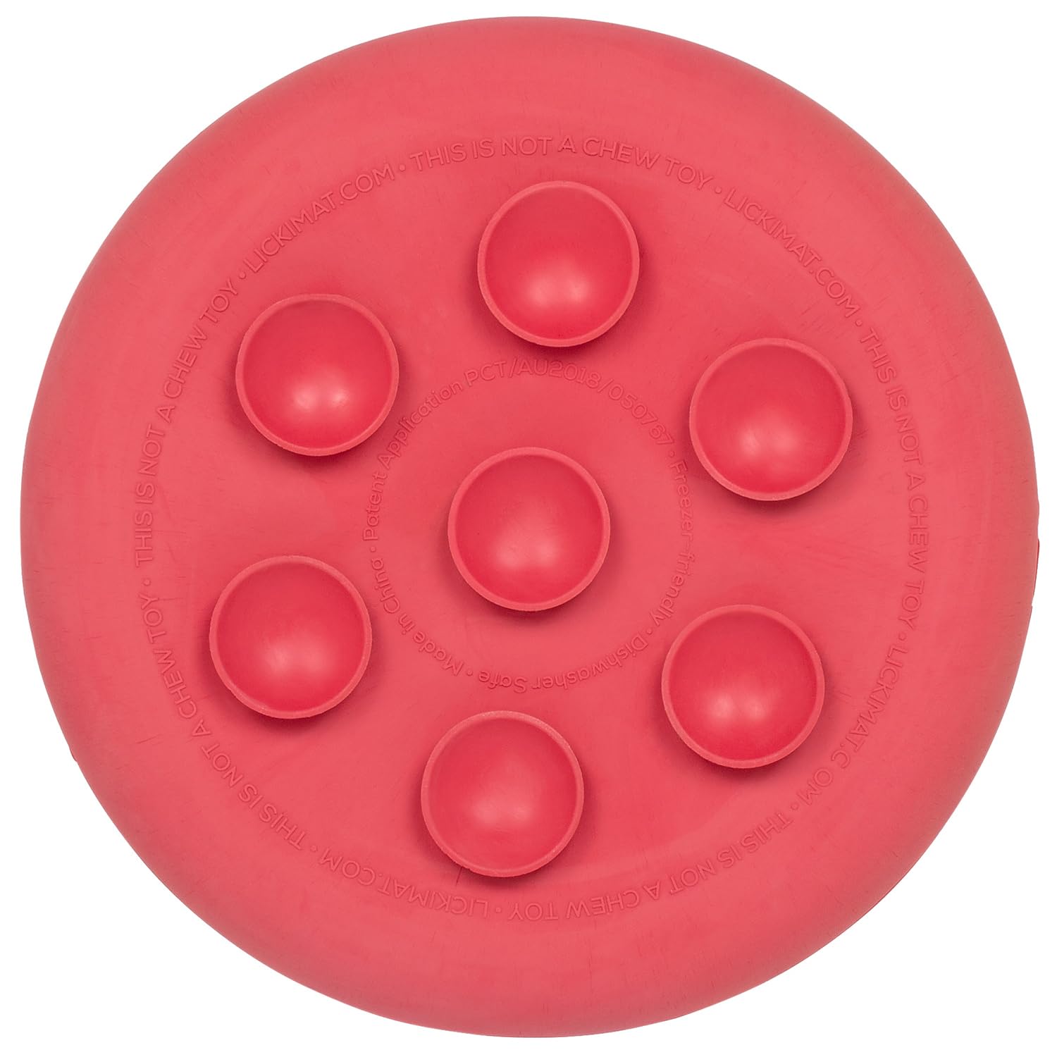 LICKIMAT LickiMat UFO: Alimentador Lento para Perros, Moderno y Rosado, 104.6 onzas, Apto para Lavaplatos