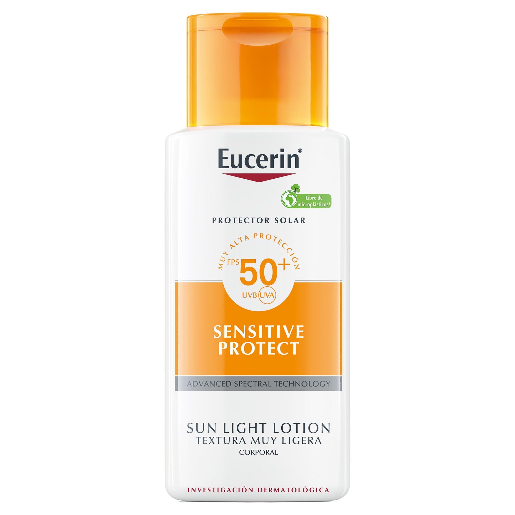 Protector Solar Eucerin Extra Ligero FPS50+ 150 ml