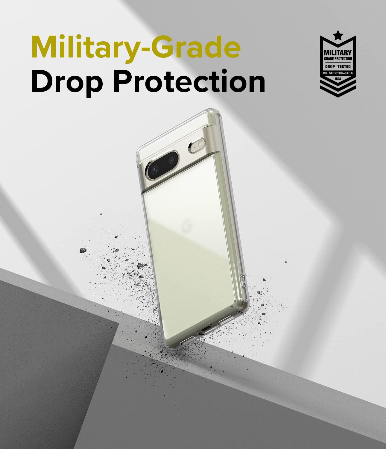 Funda Ringke Fusion Matte Transparente Anti Huella para Google Pixel 7 5G