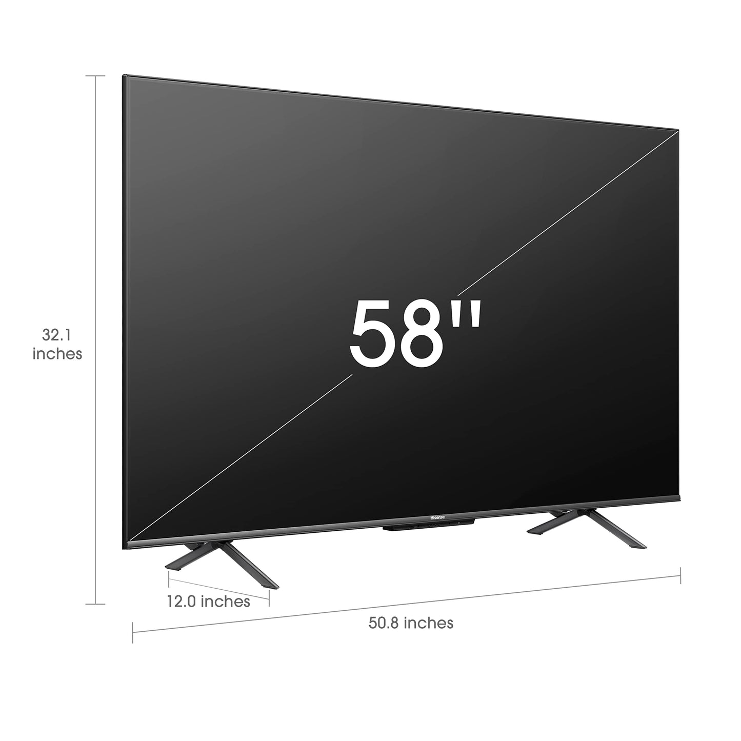 Hisense - Televisor ULED U6 Quantum Dot LED 4K UHD Smart Fire de 58 Pulgadas (58U6HF, Modelo 2022)