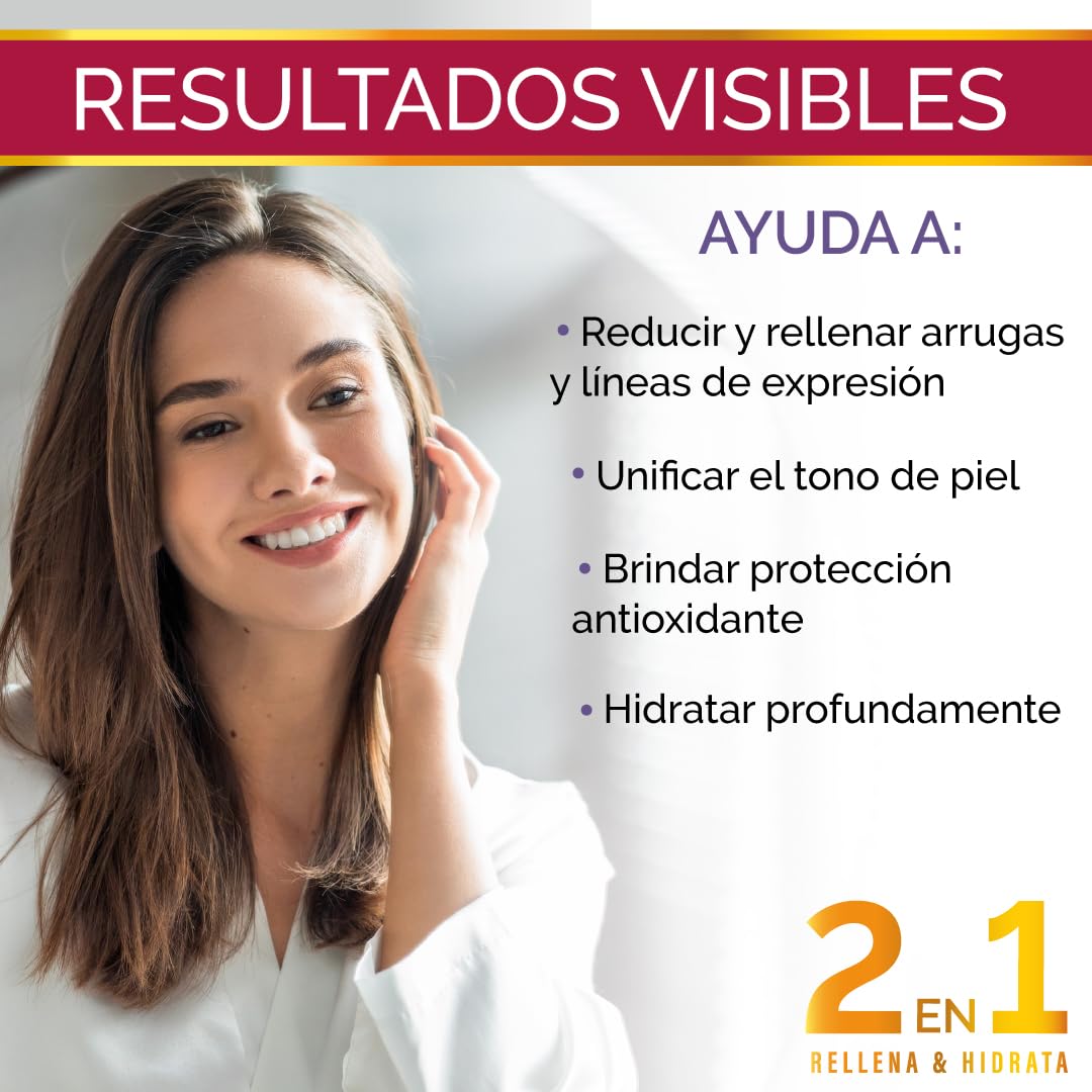 OBY Serum Antiedad 30 ml: Acido hialuronico 2 tipos al 1.5% + Vitamina C + Vitamina E | Serum facial Hidratante y Revitalizante 2 en 1