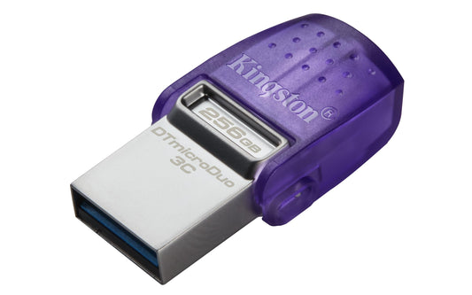 Kingston USB Data Traveler MicroDuo 3C, Capacidad: 256GB, USB Type-C y Type-A (DTDUO3CG3/256GB)