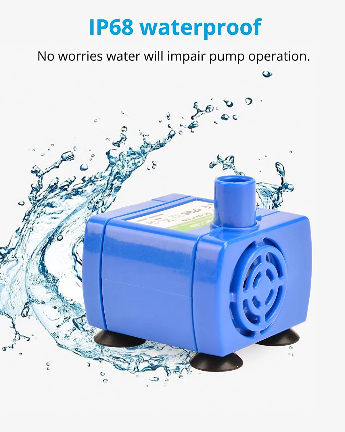 Bomba De Fuente De Agua Para Mascotas, Bomba De Fuente De Agua Para Gatos DR-DC160 Actualizada, Repuesto Para Fuente De Agua Automática Para Mascotas, Dispensador De Fuente De Agua Para Gatos