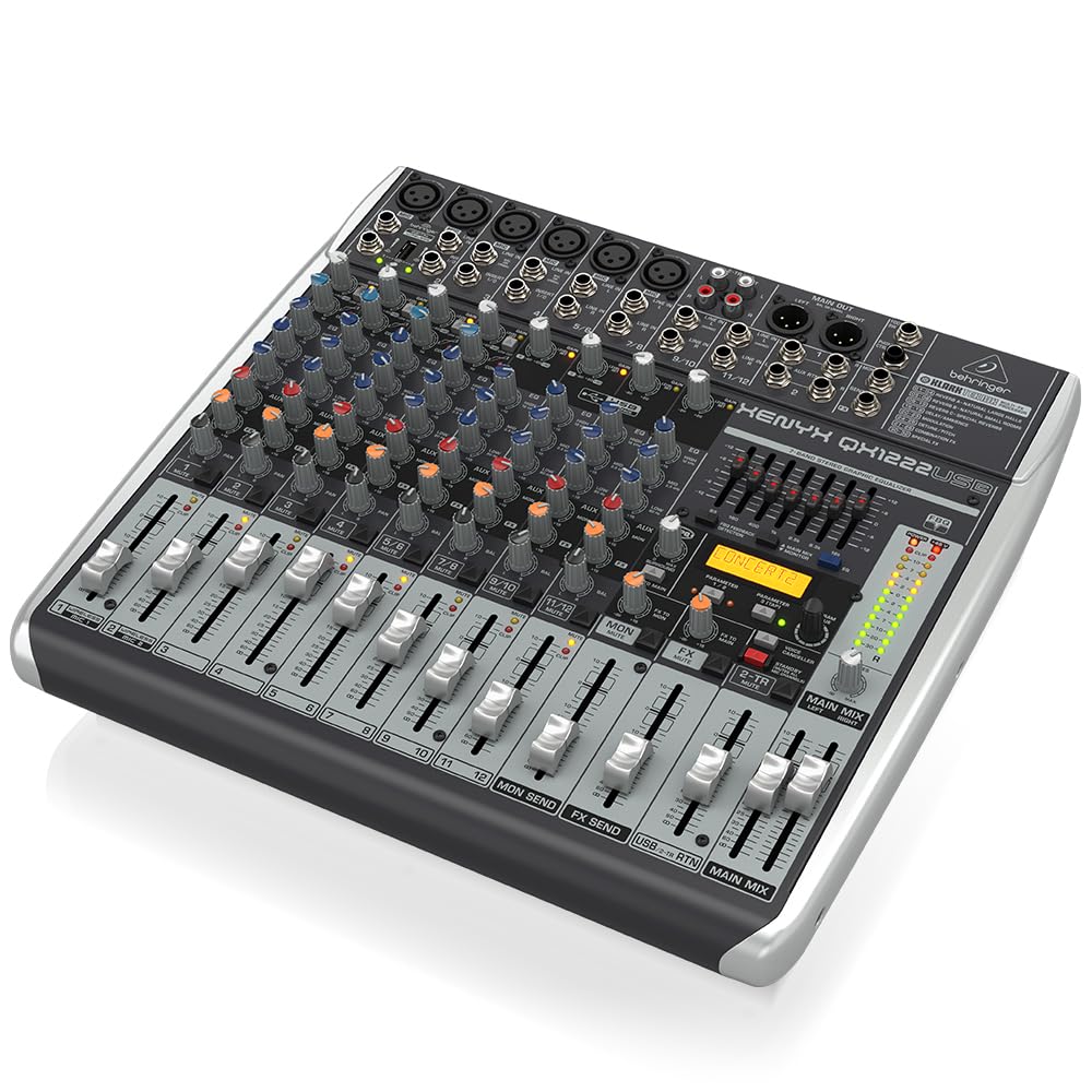 Behringer Qx1222Usb Dj Mixer - Mezclador Para Dj