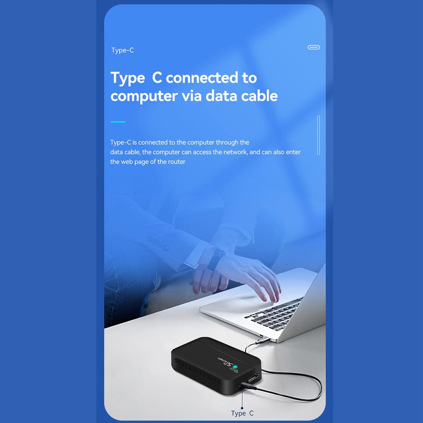 Router WiFi Móvil Asixxsix 5G LTE Portátil Desbloqueado con Batería Recargable 10000mAh