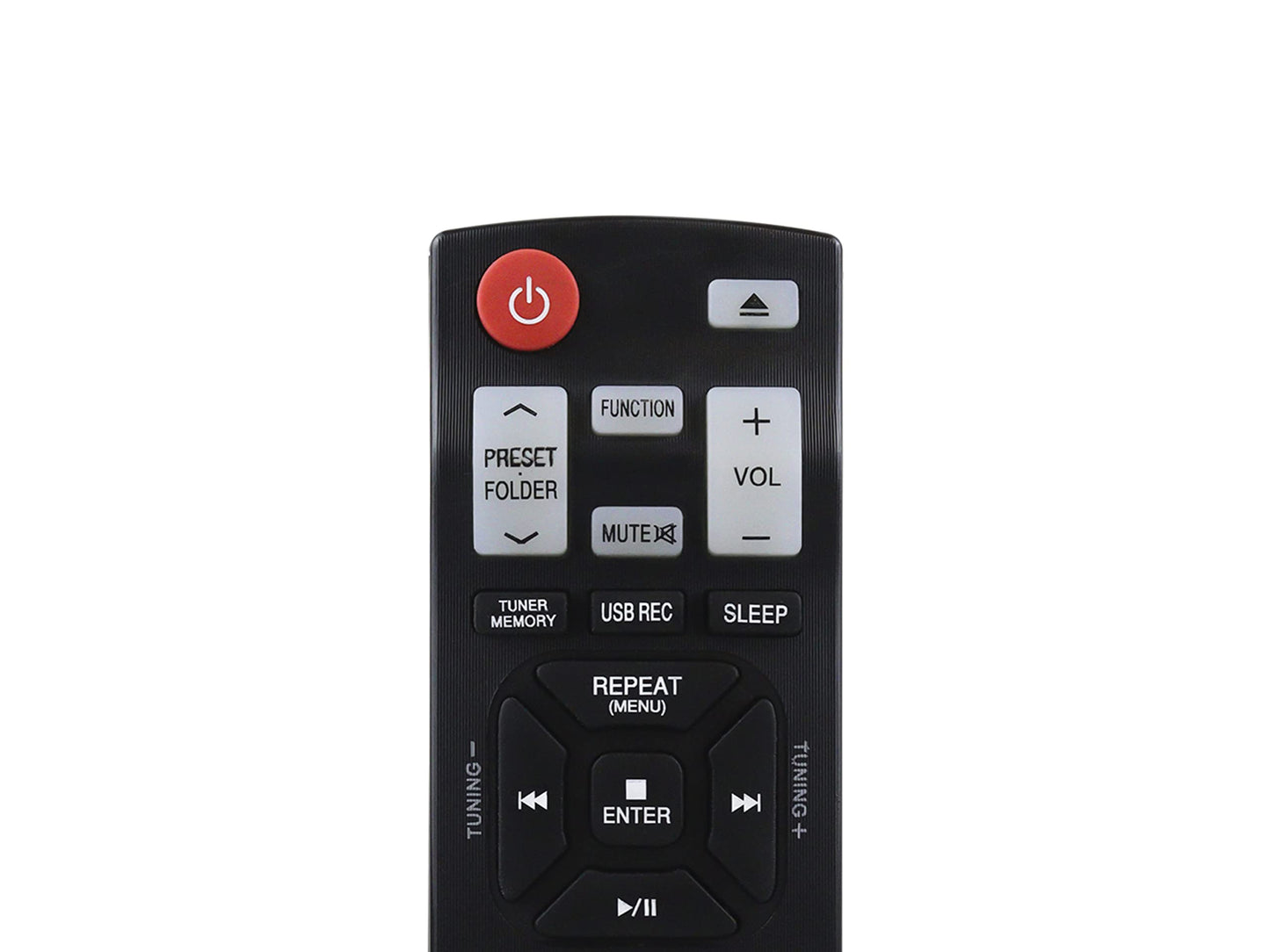 LIDERT Control Remoto Compatible con LG AKB73655771 ESTÉREO, Audio System CD Home Audio CM4341 CM4441 CM4541 CM4550 CM4550FB CM8430 CM8440 CM8440FB