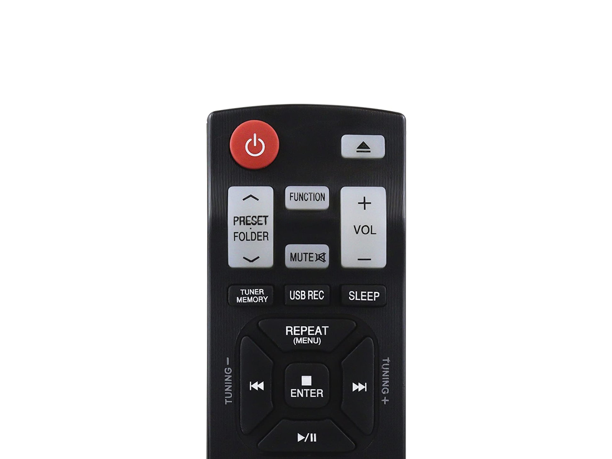 LIDERT Control Remoto Compatible con LG AKB73655771 ESTÉREO, Audio System CD Home Audio CM4341 CM4441 CM4541 CM4550 CM4550FB CM8430 CM8440 CM8440FB