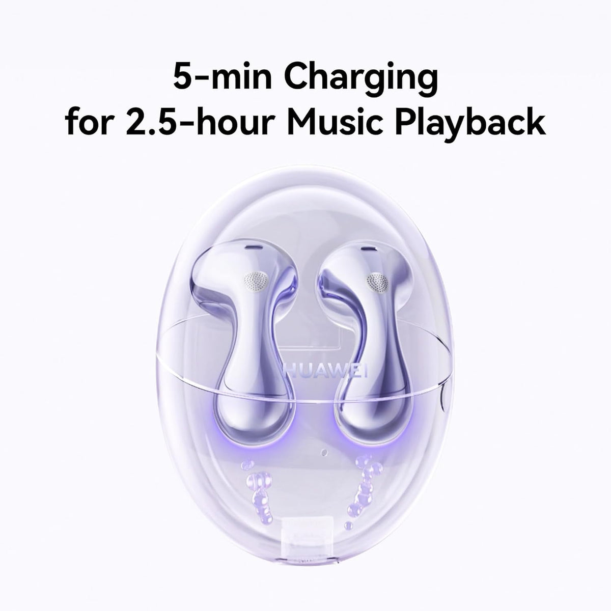 Auriculares Inalámbricos Huawei FreeBuds 6 Blanco con Sonido Verdadero de Doble Controlador y ANC de Ajuste Abierto