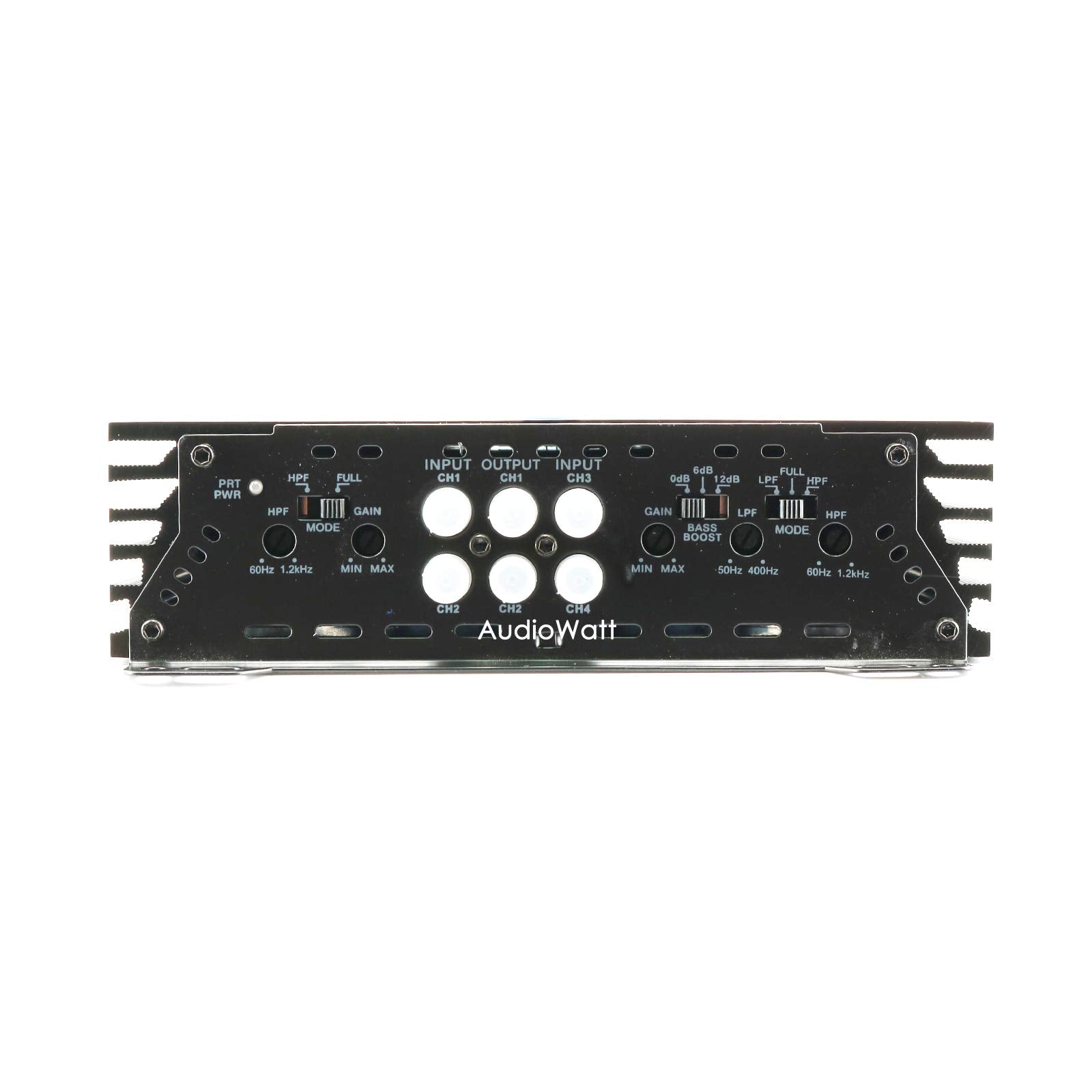 Blaupunkt AMP1404 - Amplificador de audio para coche, 4 canales, potencia máxima de 1500 W, con imán de gravedad, paquete de soporte para teléfono