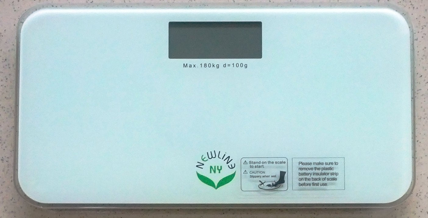 Báscula de Baño Mini NewlineNY Blanca con Estuche de Viaje