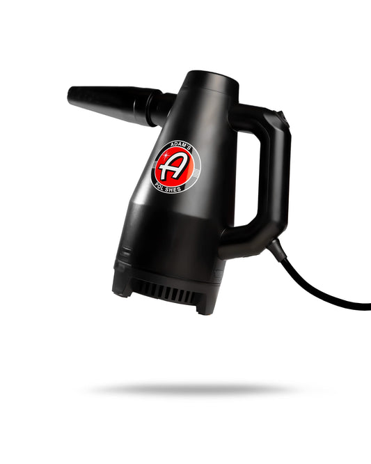 Cañón de Aire Adam's Mini Negro de Alta Potencia para Secado de Lavado de Coche
