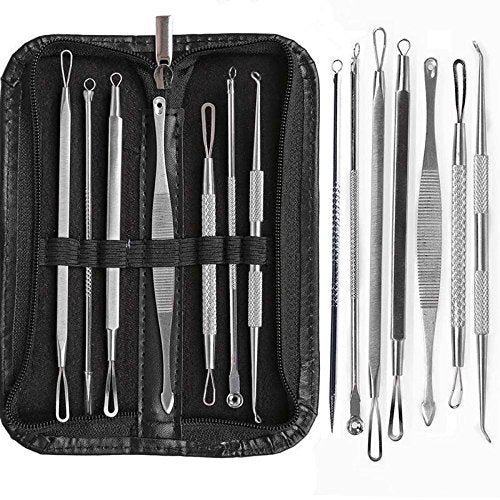 Kit Removedor de Impurezas Acné de Acero Inoxidable para el Cuidado de la Piel