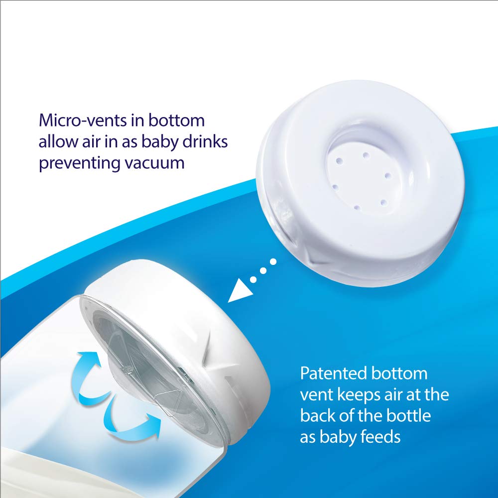 Playtex Ventaire Advanced - Biberón (paquete de 3) Rosado 6 onzas (177.44ml)