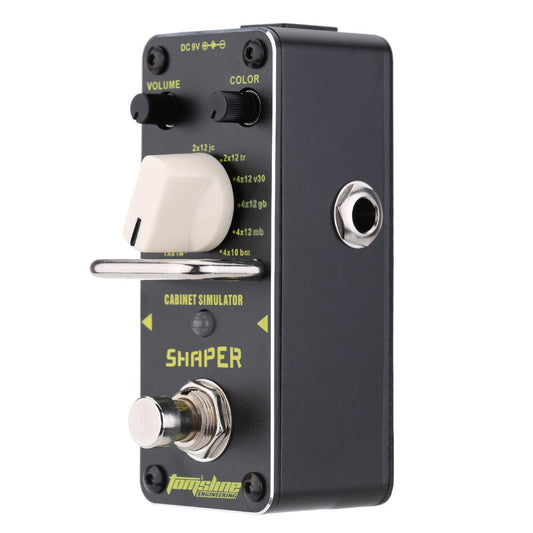 ASR-3 Shaper Cabinet Simulator Mini Pedal de Efecto de uitarra eléctrica Individual con True Bypass