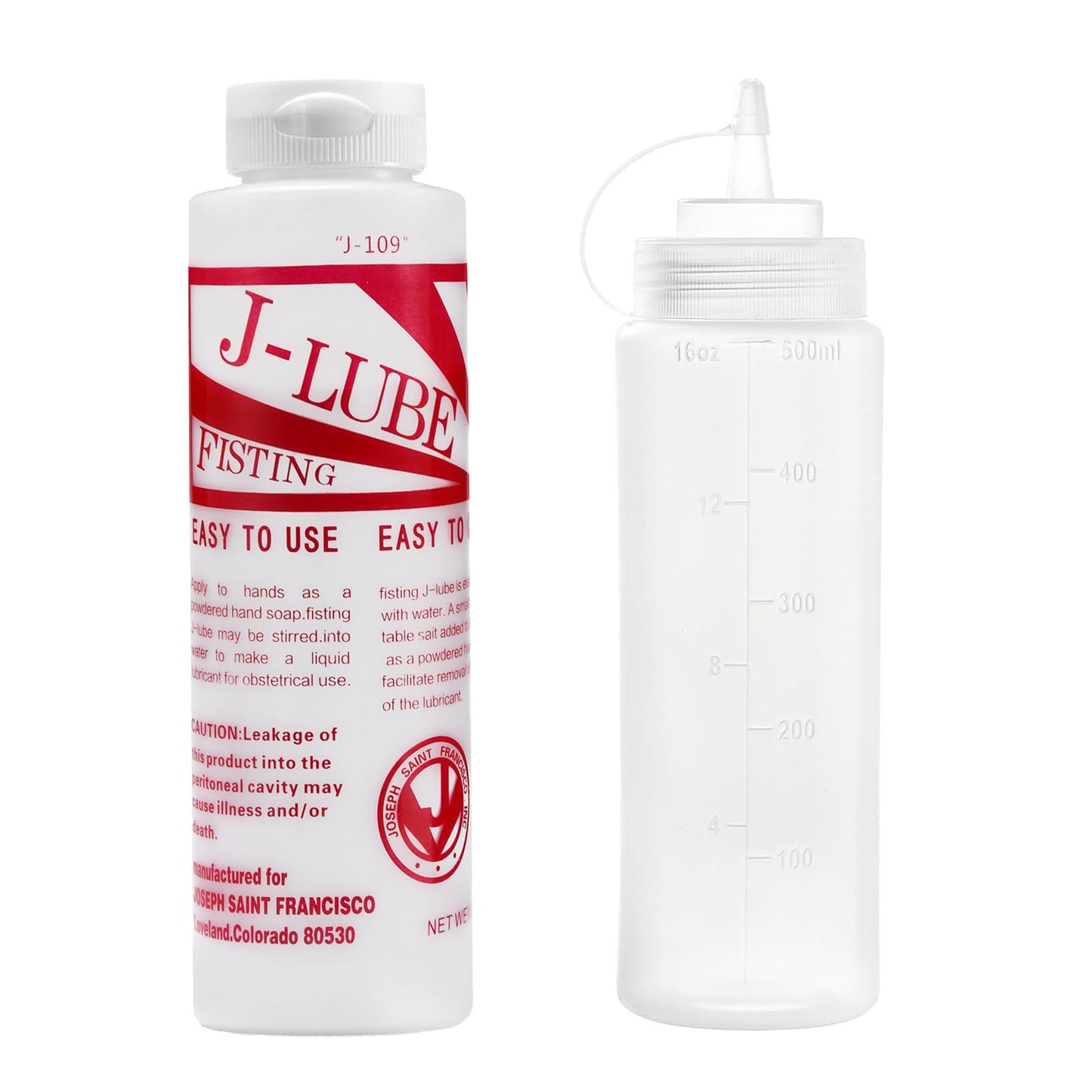 Lubricante J-Lube Mezcla de Polvo Botella Exprimida 500 ml