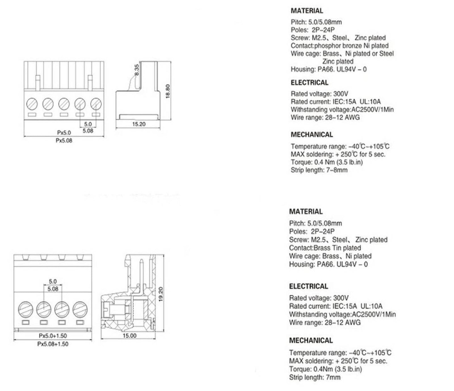 Enchufe de Alimentación Eborsi Negro para Control de Audio y Ecualizador