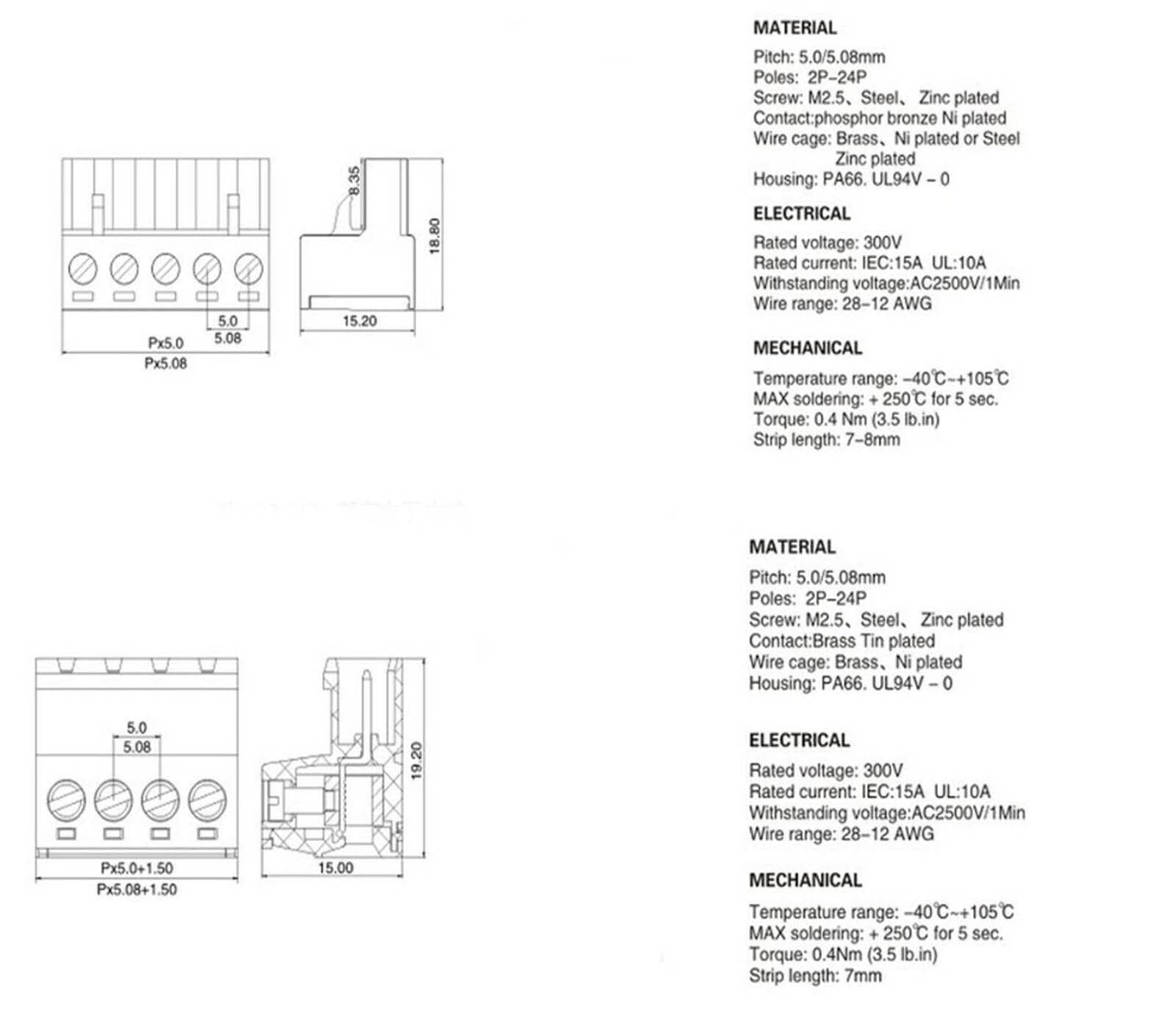 Enchufe de Alimentación Eborsi Negro para Control de Audio y Ecualizador