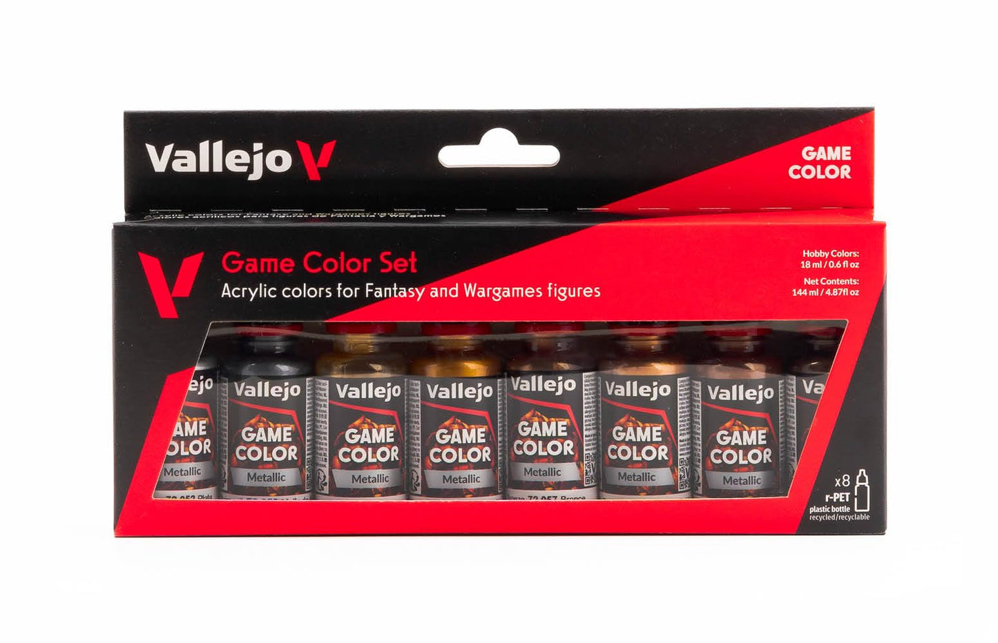 Vallejo Metallic Game Color Set (8 Colors)