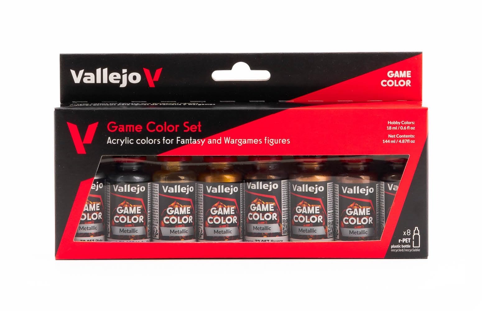 Vallejo Metallic Game Color Set (8 Colors)