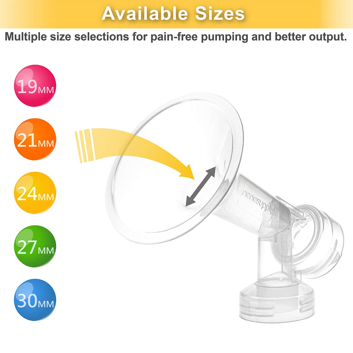 Piezas de Bomba Nenesupply 24 mm Compatibles con Extractor Medela Symphony Swing