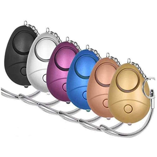 KOSIN - Alarma Personal de Sonido Seguro, Paquete de 6 llaveros de Alarma de Seguridad Personal de 140 dB con Luces LED, Alarma de Seguridad de Emergencia para Mujeres, Hombres, niños, Ancianos