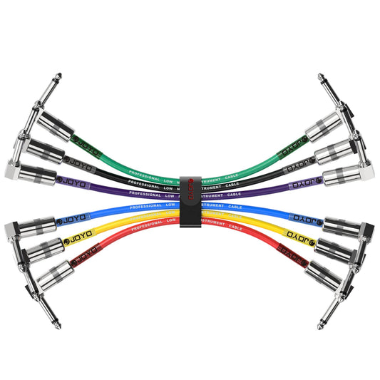 Cables de Conexión JOYO 7.8 Pulgadas 1/4 Pulgadas Paquete de 6