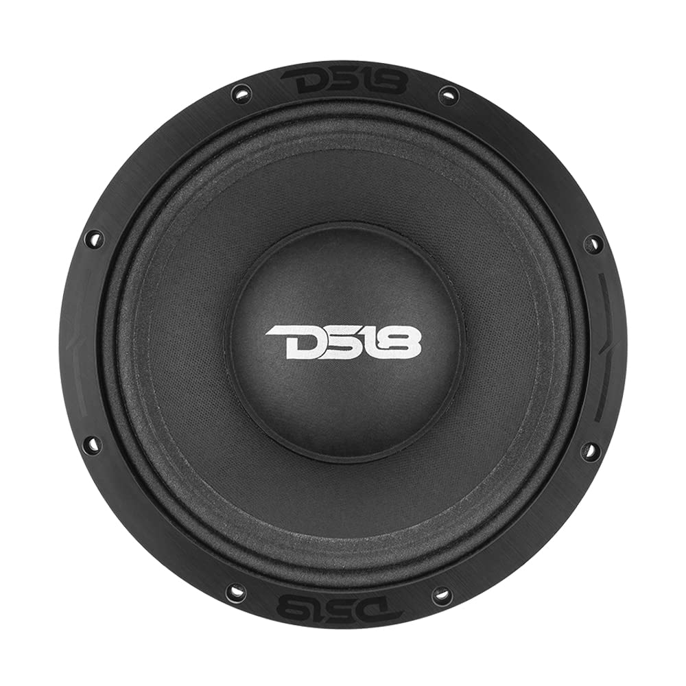 Altavoz de Audio Profesional DS18 Rojo 1000 Vatios para Sistema de Sonido de Coche o Camión