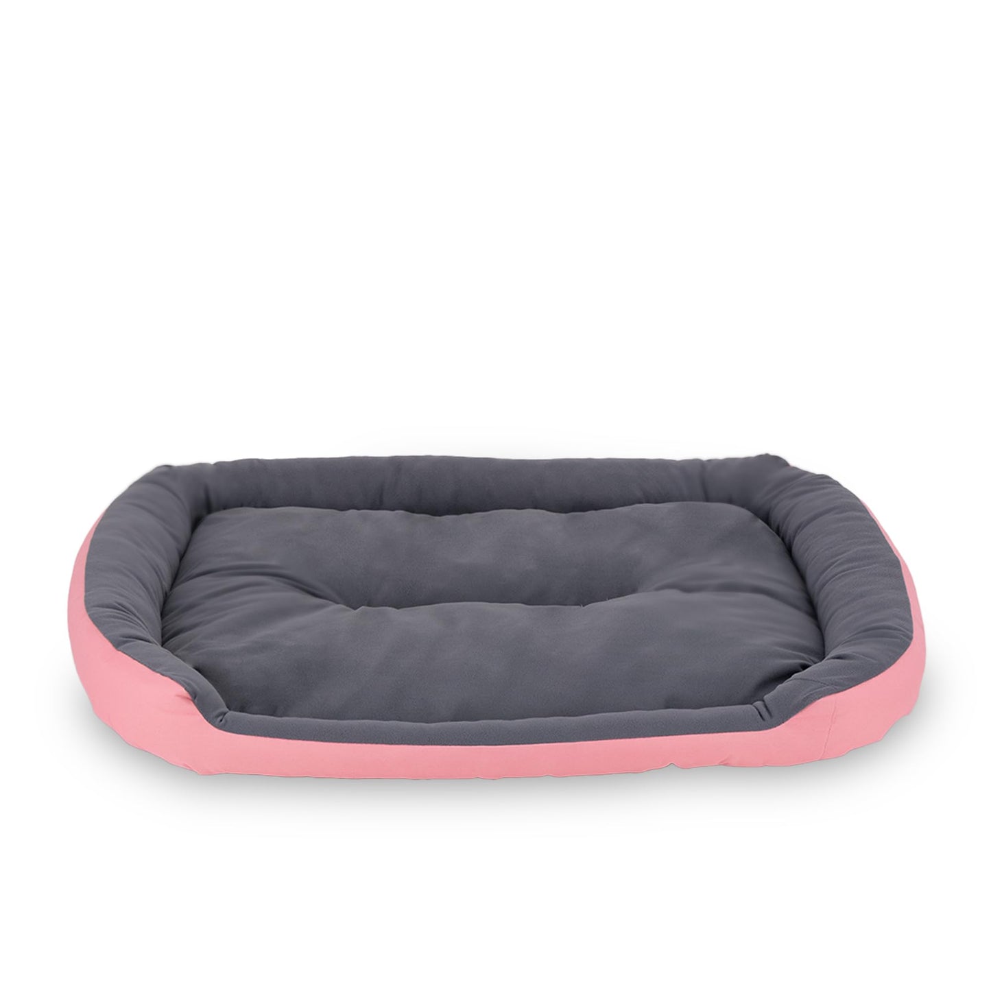 Cama para Perro Hills Rosa Gris Con Relleno Suave Resistente Confortable