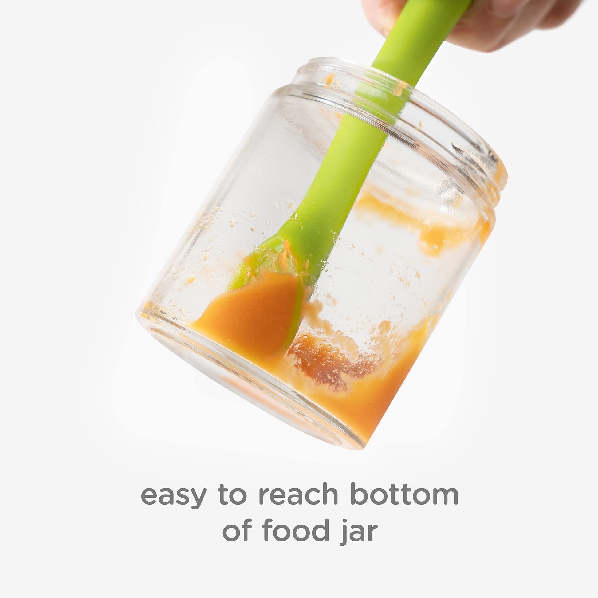 Cuchara de Alimentación Olababy Silicona Suave con Punta LED para Padres