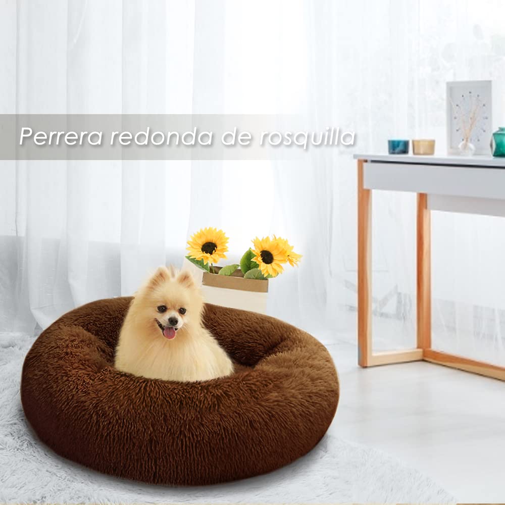 Cama de Perros y Gatos SlowTon Suave Lavable Antideslizante Felpa Calentita para Mascota