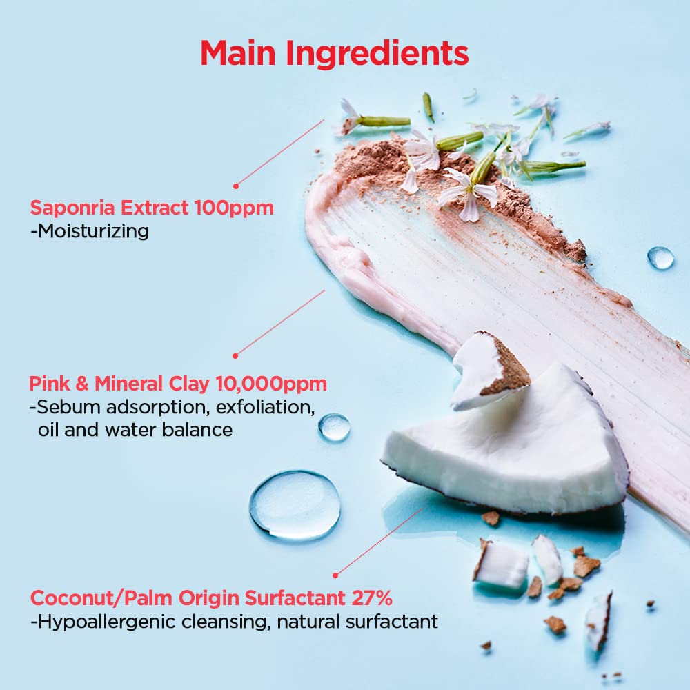 TOCOBO [TOCOBO] Coconut Clay Cleansing Foam 5.07 fl oz / 150ml | Micro Bubble Deep Foam Cleanser, Pore Care, Moisturizing Facial Cleanser, Sebum Adsorption, Exfoliation, Oil and Water Balance | Cruelty free, Vegan Cleansing Foam