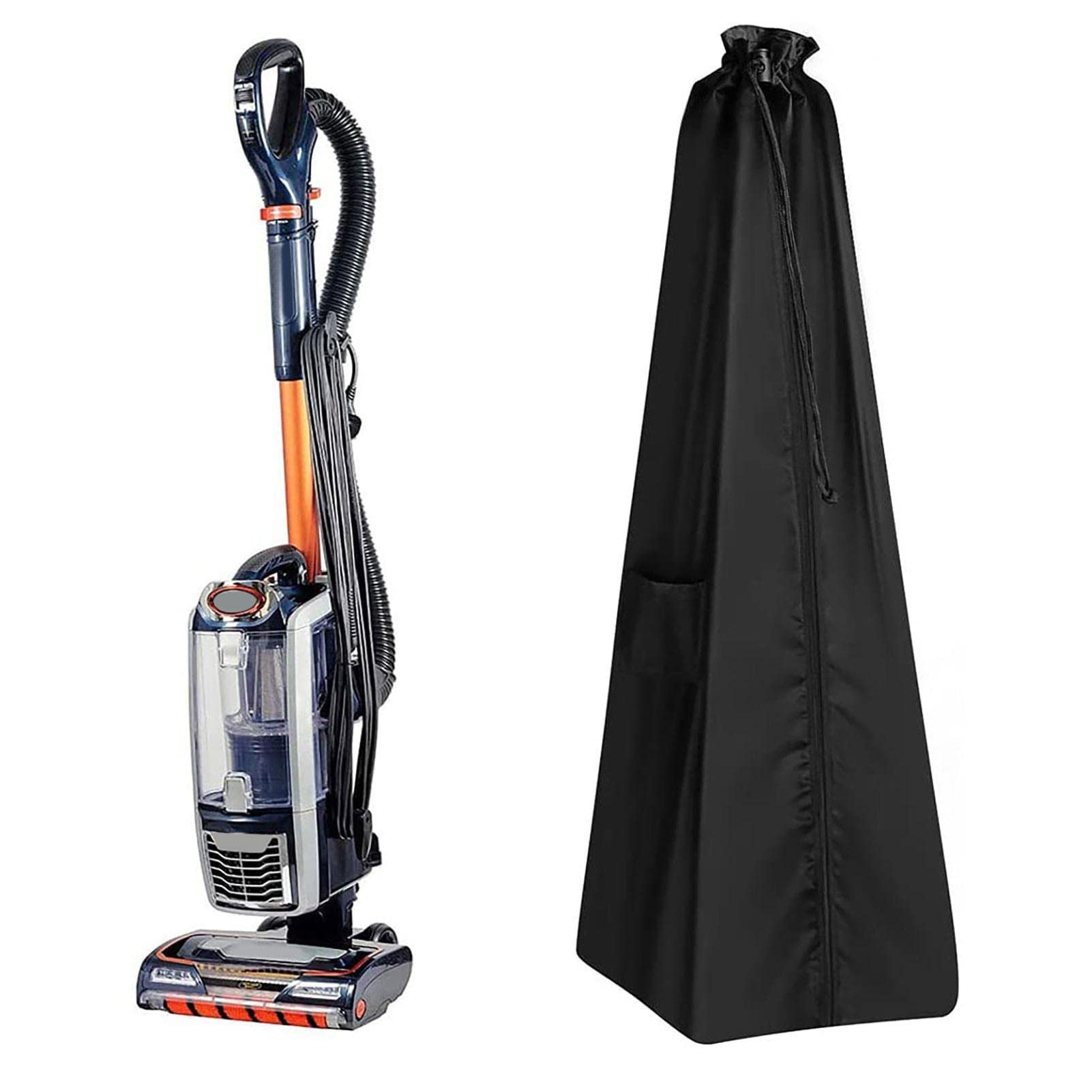 Funda de almacenamiento para aspiradora doméstica – Revestimiento de poliuretano Oxford 420D cubierta protectora para aspiradora vertical, clasificación impermeable, a prueba de polvo, 48.5 x 15 x 15 pulgadas