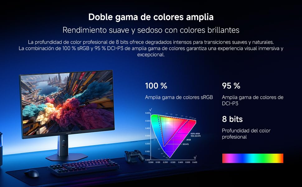 XIAOMI Gaming Monitor G27i 2026 | 27" Panel IPS FHD (1920 * 1080) 200Hz | HDR400 | AMD Freesync Premium | 1ms (GTG) | Certificación Low Blue Light