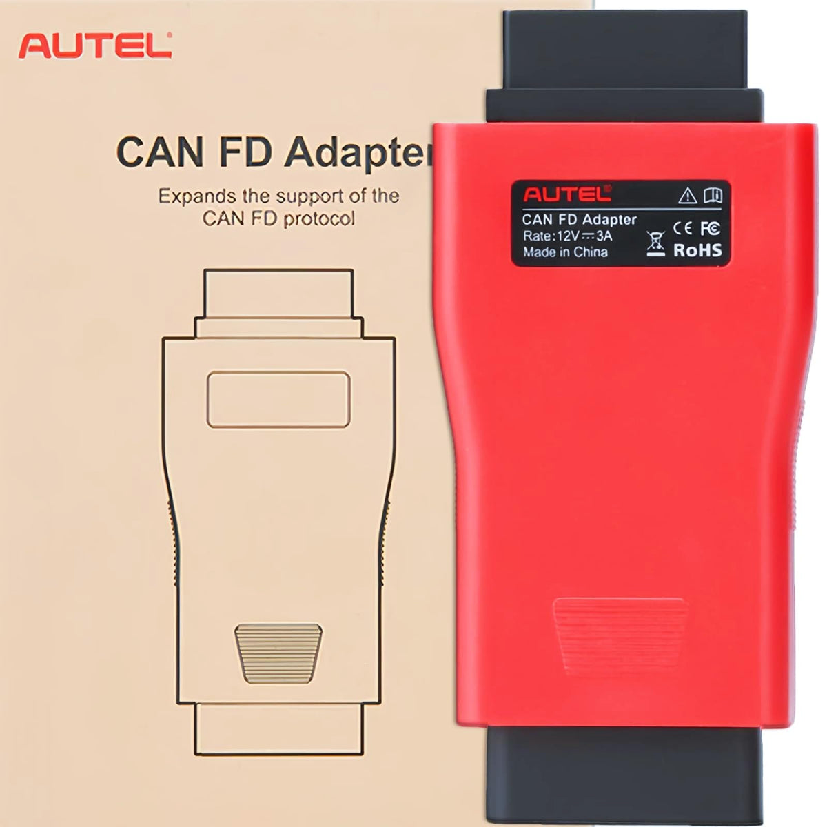 Adaptador CAN FD Autel GM MY2020 para Accesorios de Vehículos Compatible con MaxiSys IM608, IM508, MX808, MS906, MS908, Ultra Series