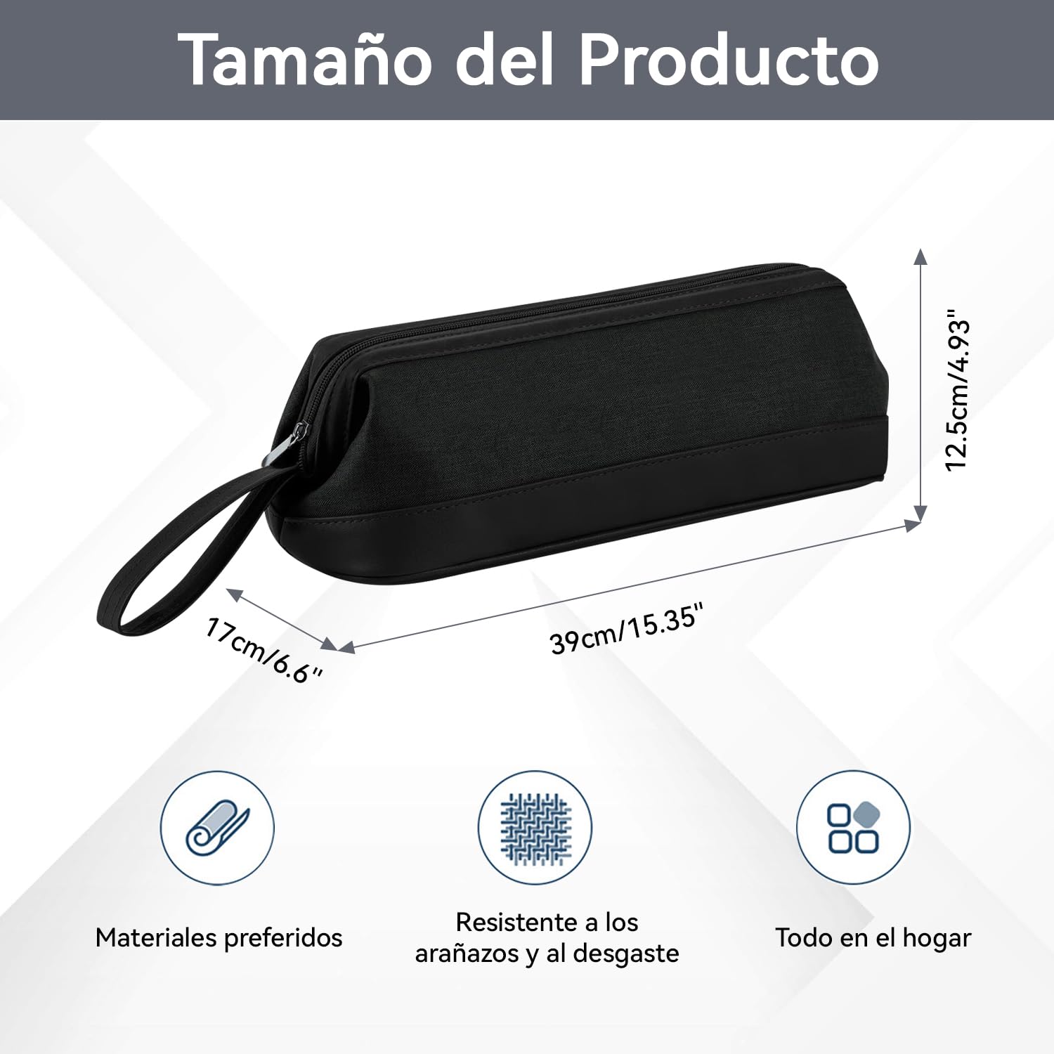 Funda De Viaje,Hair Tools Bolsa De Viaje,Compatible Con Dyson Airwrap/Shark Flexstyle,Adecuado Para Secadores De Pelo, Peines, Planchas De Pelo Y Bolsas De Cosméticos Multifuncionales. (Negro)