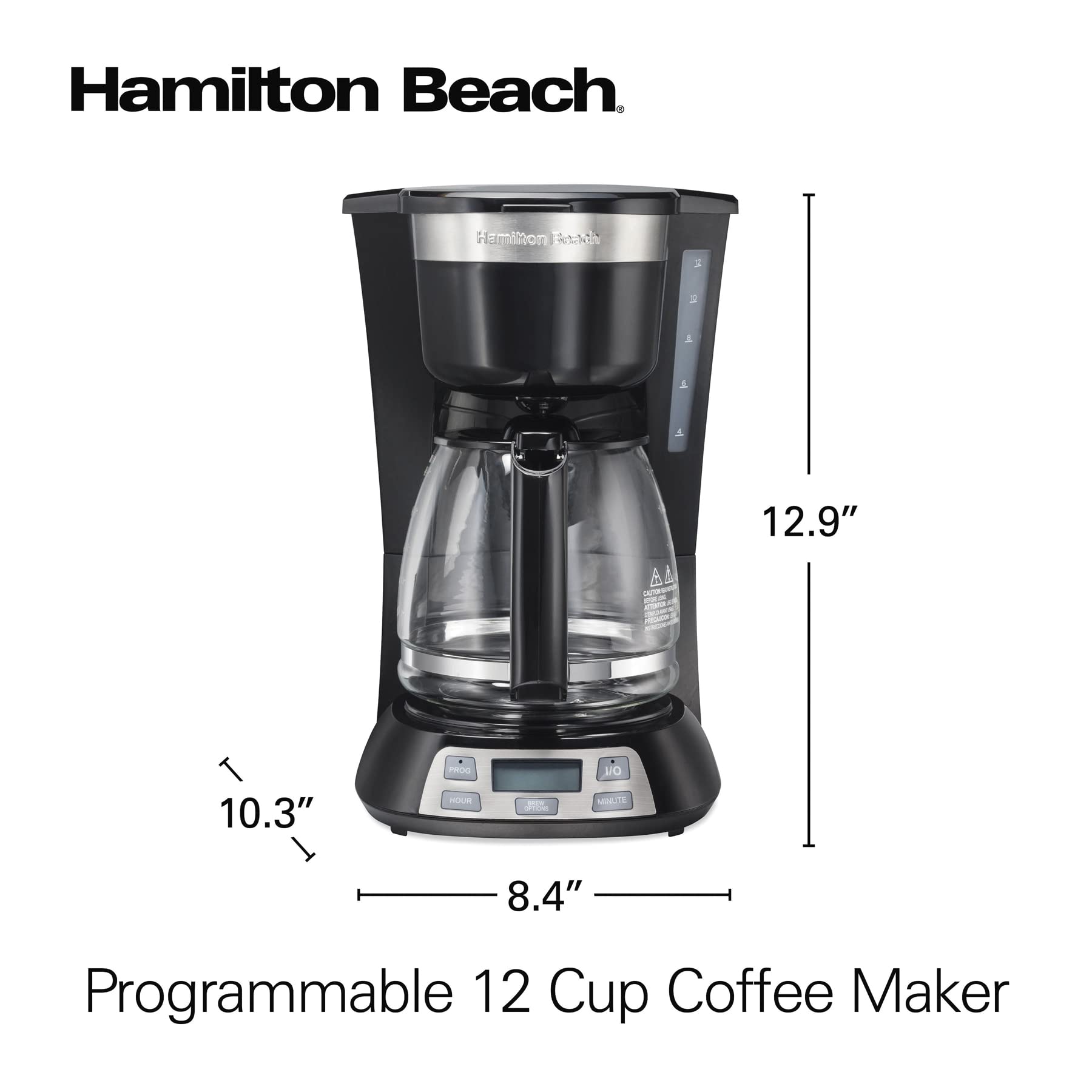 Cafetera Programable para 12 tazas Hamilton Beach 49632