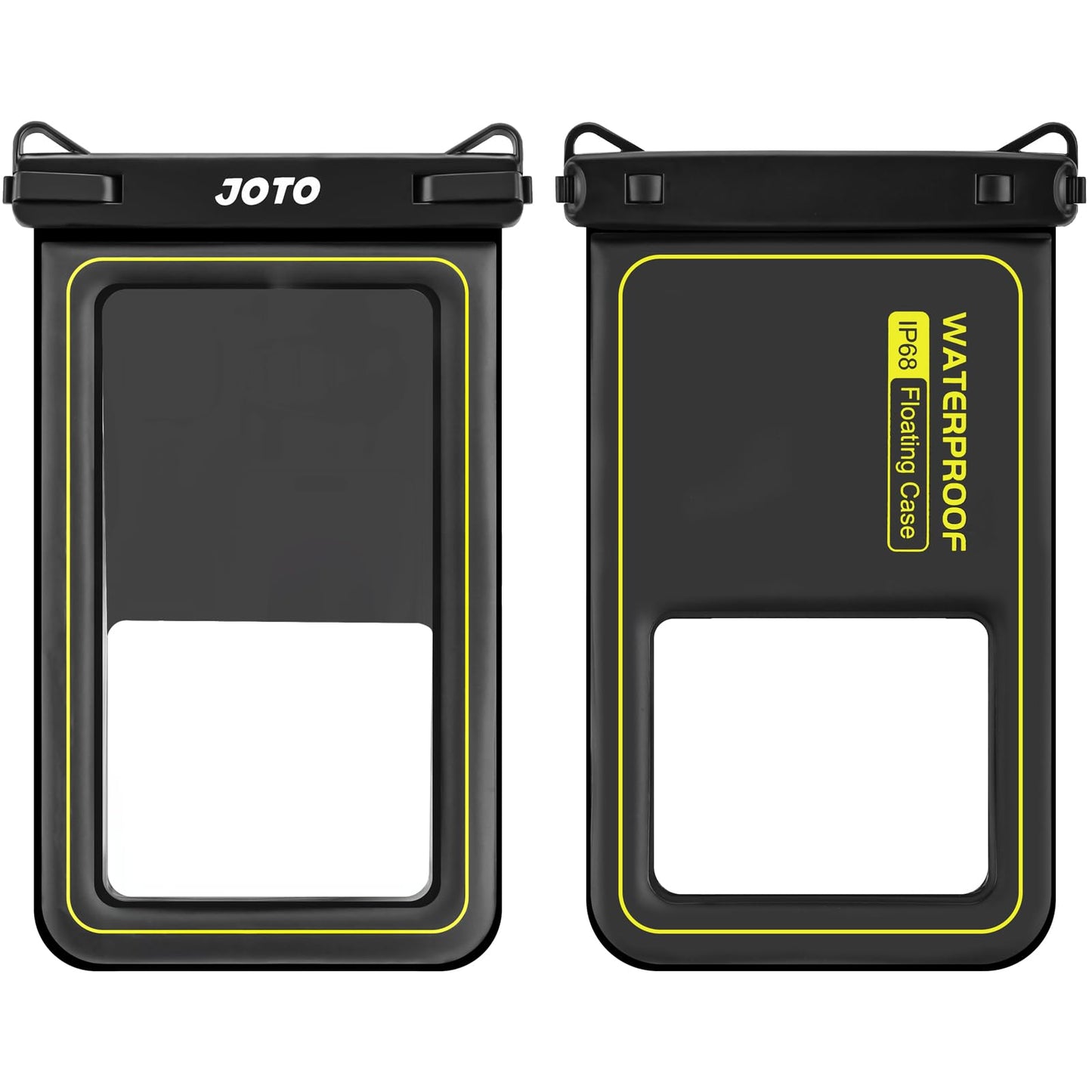 Bolsa Seca JOTO Negro Impermeable IP68 para iPhone y Galaxy Móvil hasta 10 Pulgadas