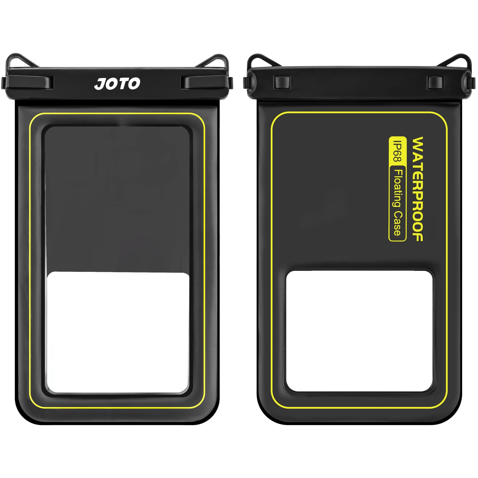 Bolsa Seca JOTO Negro Impermeable IP68 para iPhone y Galaxy Móvil hasta 10 Pulgadas