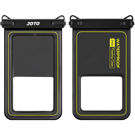 Bolsa Seca JOTO Negro Impermeable IP68 para iPhone y Galaxy Móvil hasta 10 Pulgadas