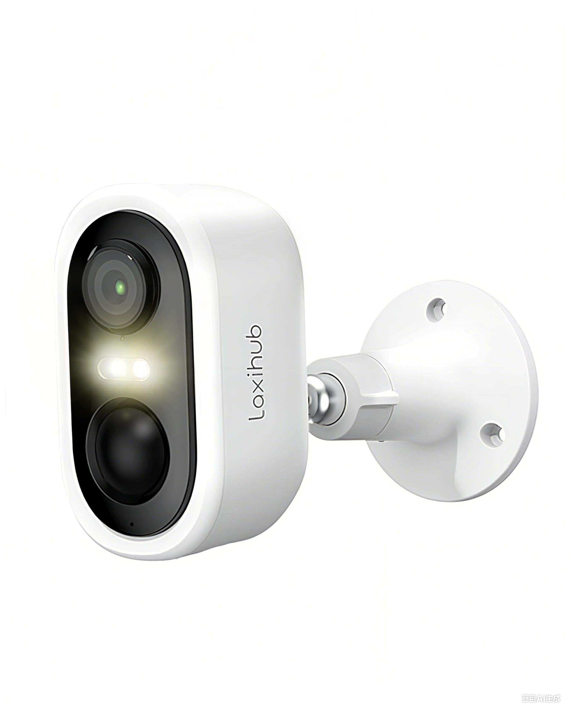 LAXIHUB W2 Cámara de Seguridad Recargble Inalambrica, Arenti APP 2K 3MP Camara Exterior Wifi con Visión Nocturna, Deteccion de Movimiento y Audio Bidireccional, IP65 Impermeable, Compartible con Alexa