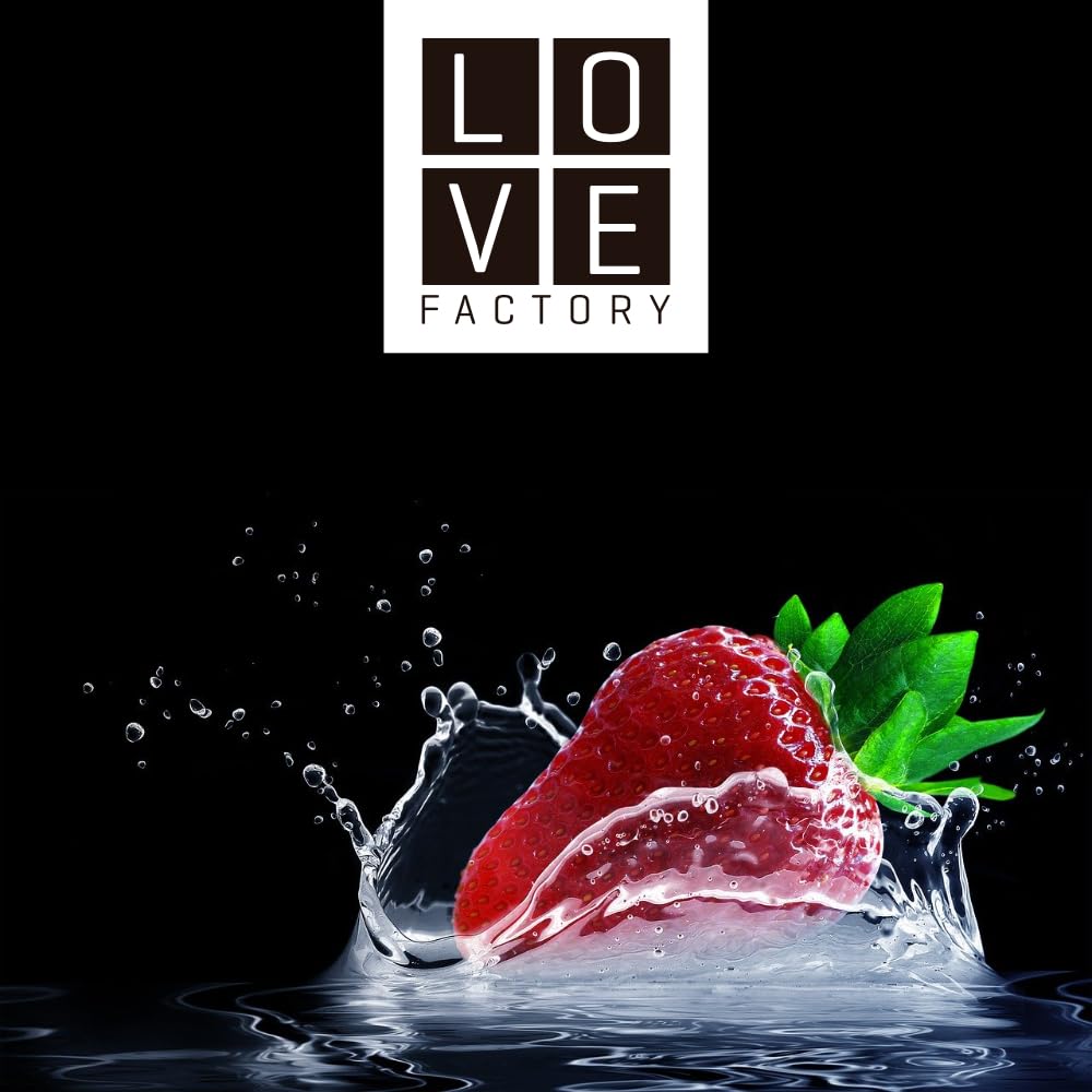 Gel para Masajes Intimos Lubricante Fresa Comestible Base Agua Love Factory 120 mL