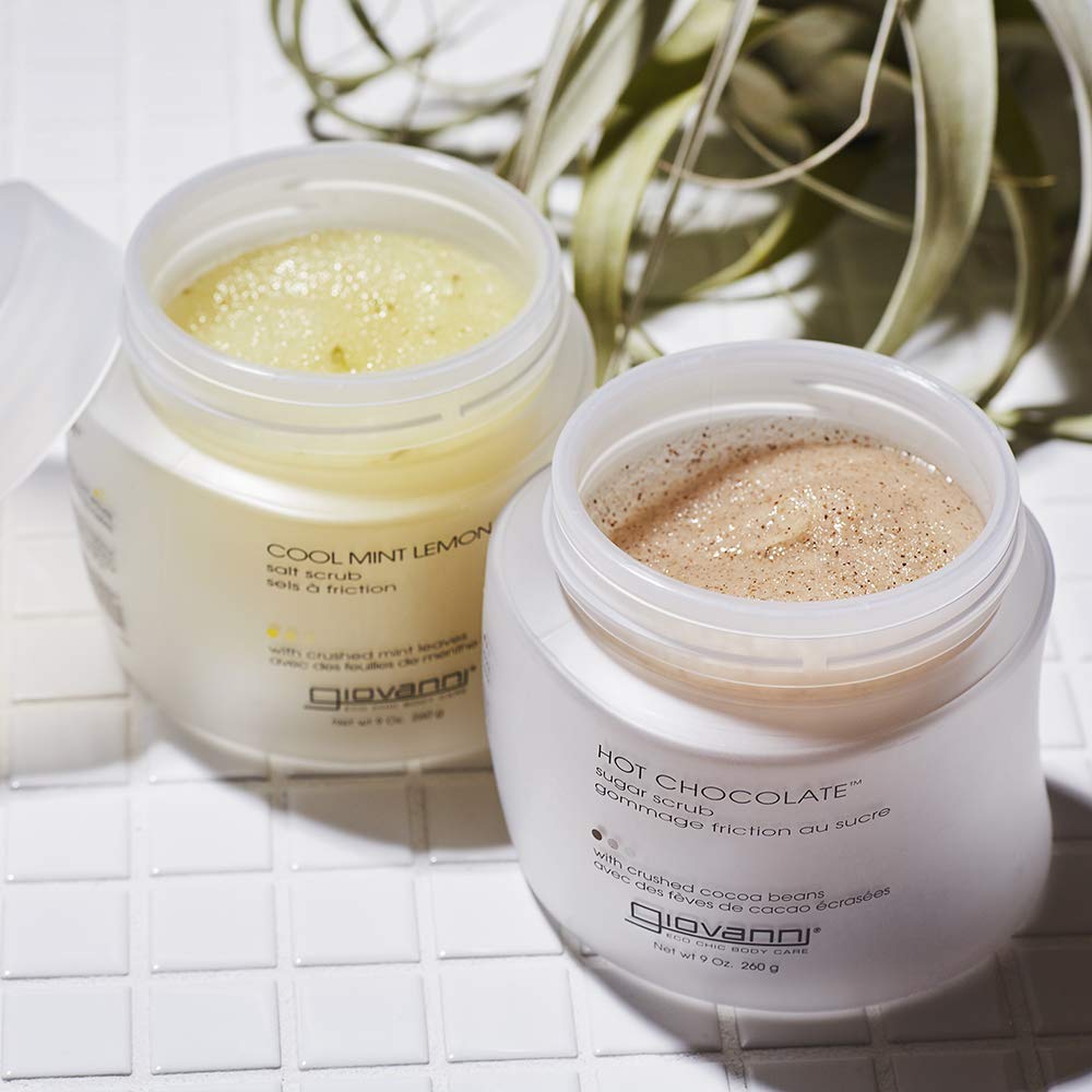 Giovanni Salt Scrub, Cool Mint Lemonade, 9 Ounce (260 g)