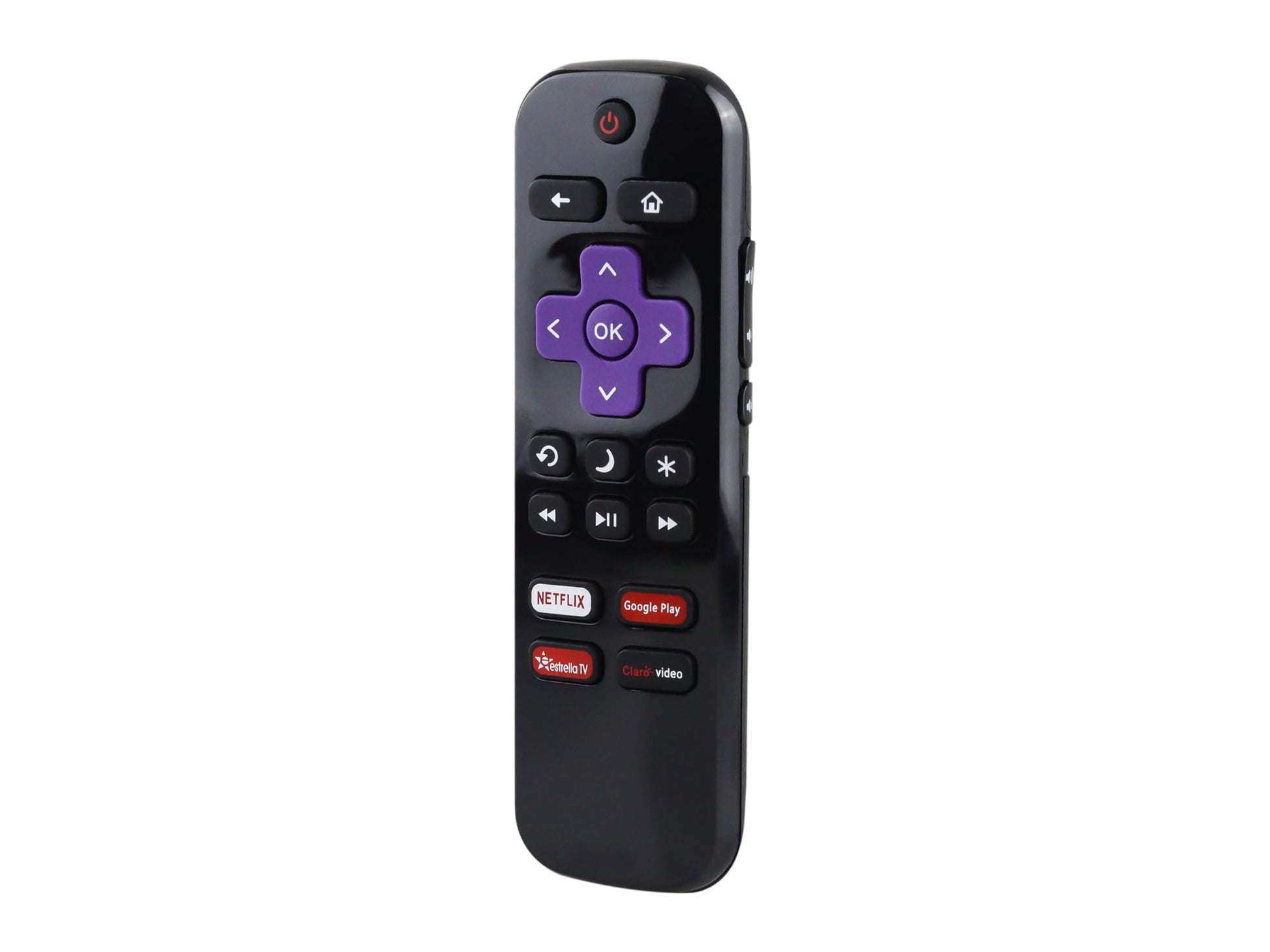 CONTROL EXPERT Control Remoto Compatible con ROKU ATVIO HISENSE Smart TV Netflix Google Play Claro Video Pantalla TV