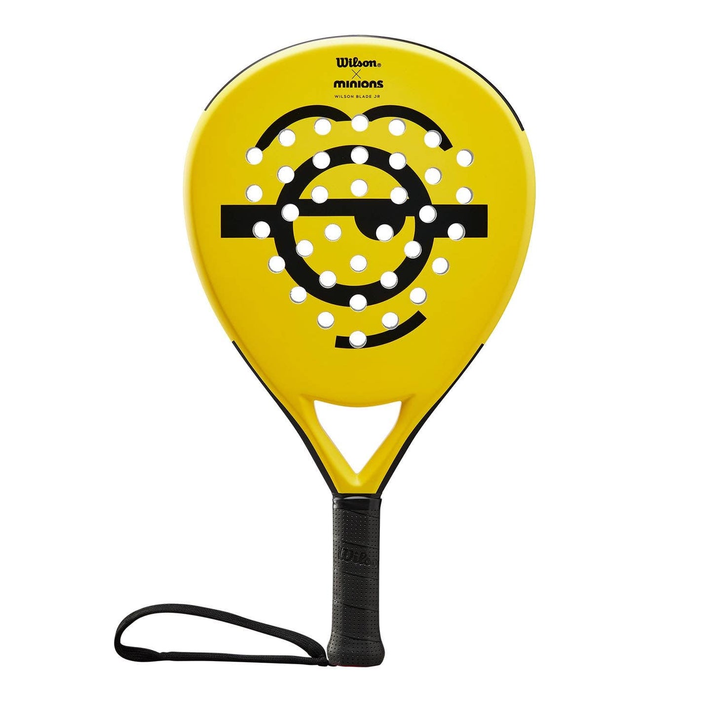 Raqueta de Pádel Wilson Amarillo Negro Fibra de Vidrio EVA para Niños