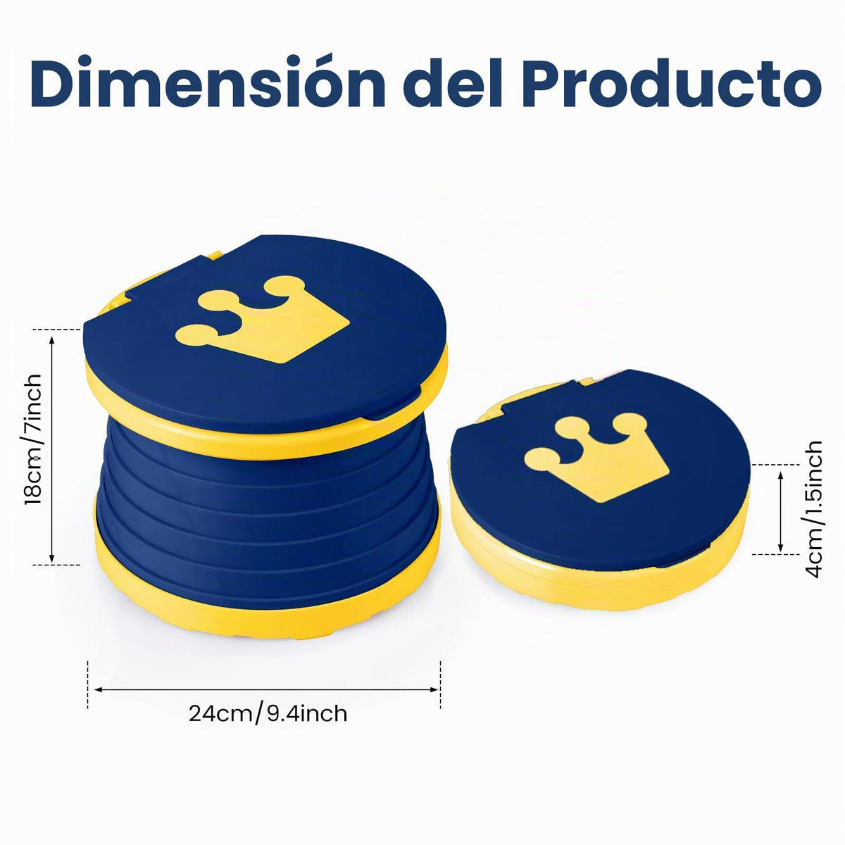 Orinal de Viaje Portátil para Niños, Asiento Entrenador Baño para Niños, Orinal Plegable para Niñas con 60 Bolsa deAlmacenamiento, Portátil Orinal de Emergencia para Viajes, Camping, InterioryExterior