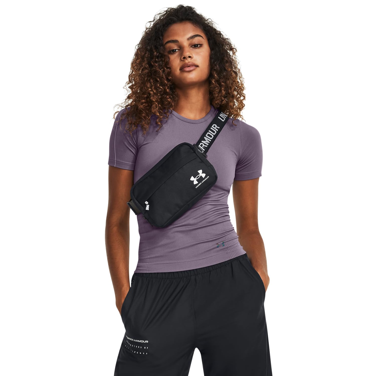 Riñonera Under Armour Negro Loudon Xbody Entrenamiento Unisex