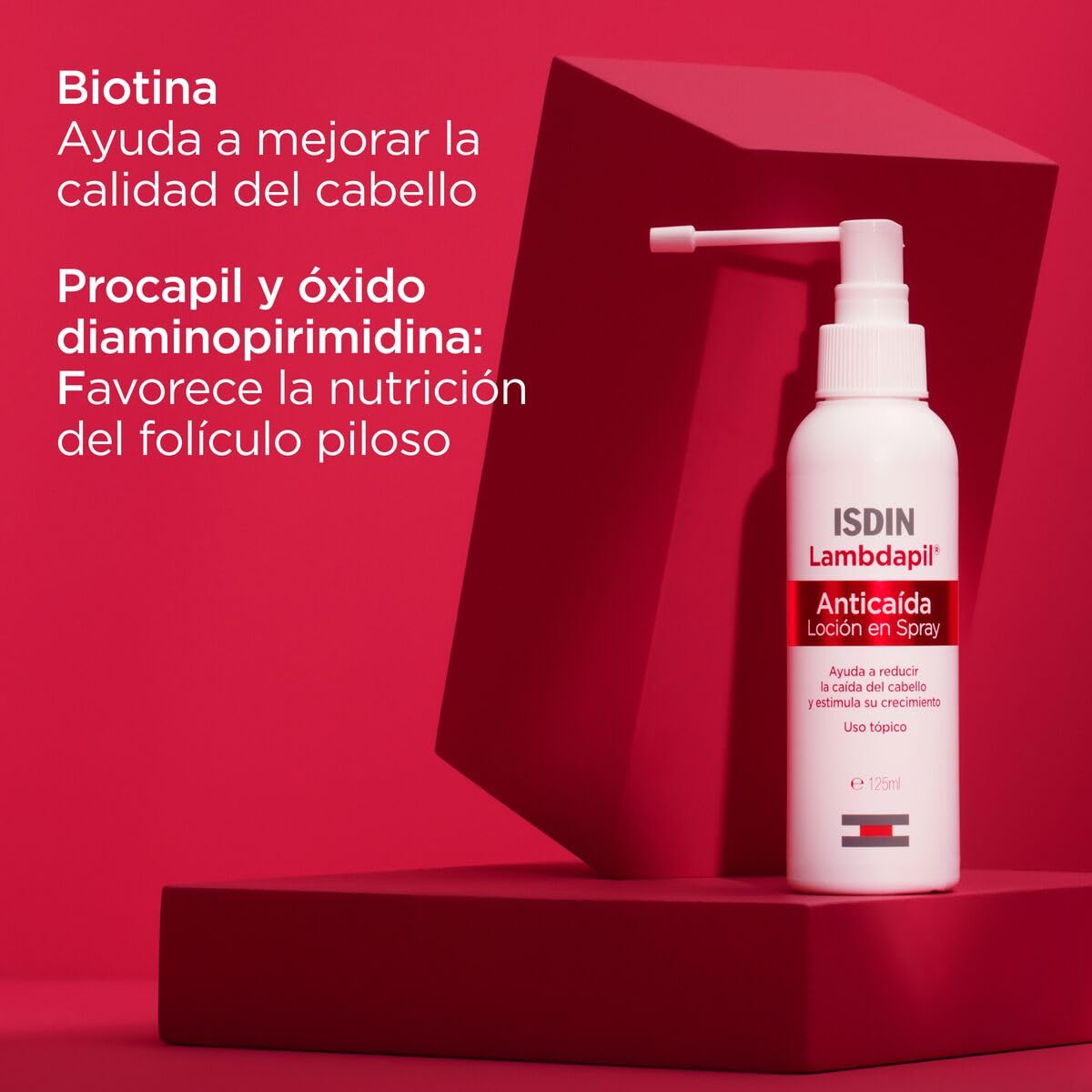 LAMBDAPIL Loción anticaída 125 ml | Fortalece y evita la pérdida de cabello