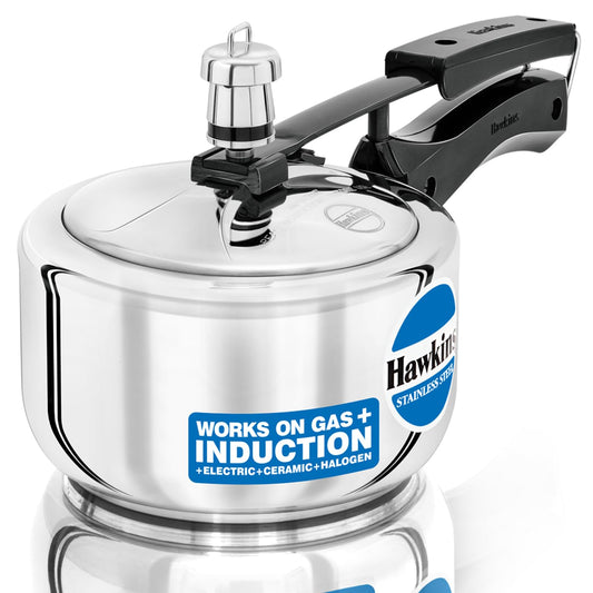 Hawkins HSS15 olla de presión de acero inoxidable, 1,5 litros, color plateado